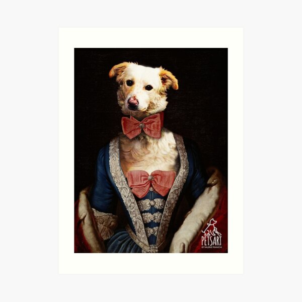 LADY DOG Art Print