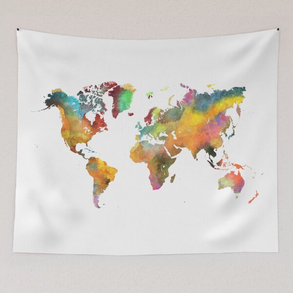 Item preview, world map 3 designed and sold by JBJart.