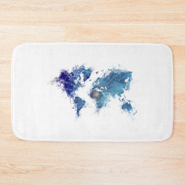 Item preview, World Map Wind Rose splash designed and sold by JBJart.
