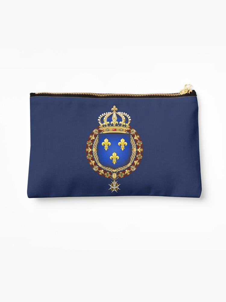 Kingdom of France French Coat of Arms with Fleurs de Lys Vintage
