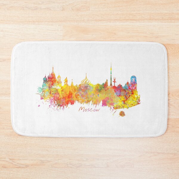 Item preview, Moscow skyline colored designed and sold by JBJart.