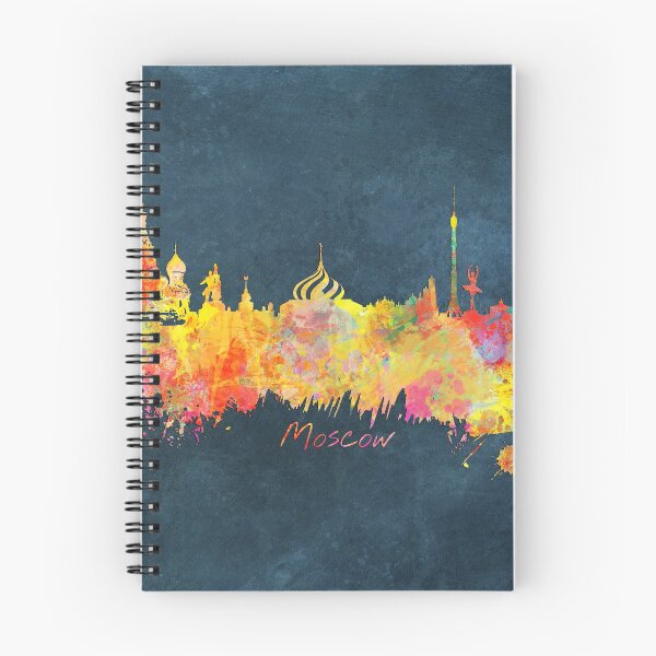 Item preview, Moscow skyline colored designed and sold by JBJart.