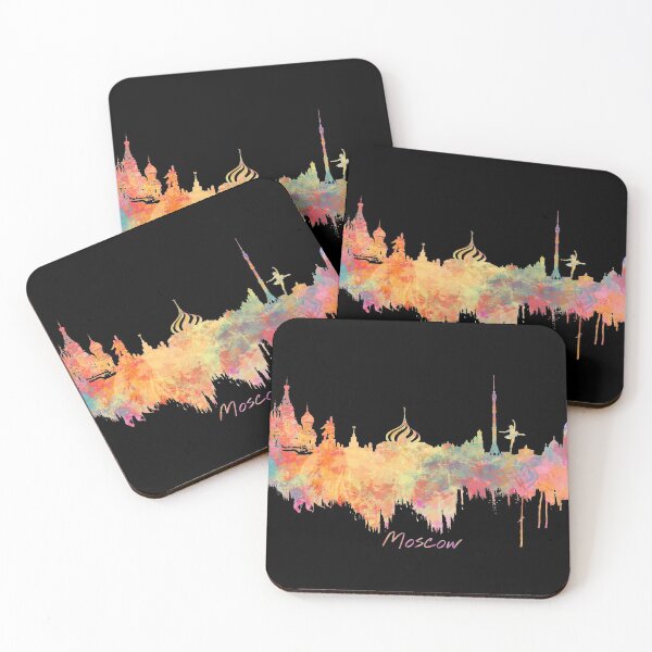 Item preview, Moscow skyline by night designed and sold by JBJart.