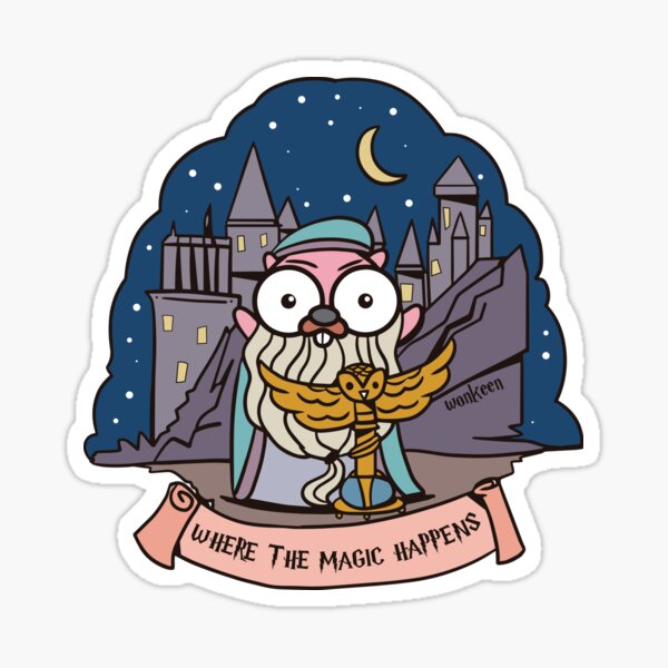 Dumbelpher Sticker