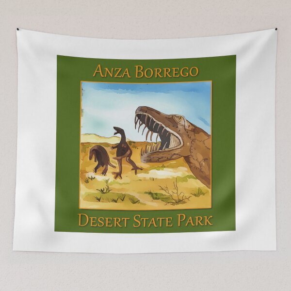 Item preview, Dinosaurios del parque estatal del desierto de Anza Borrego - WelshDesigns designed and sold by welshdesigns.