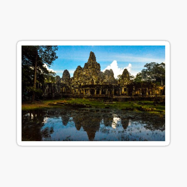 Cambodian Temple Sticker