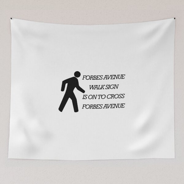 Item preview, Forbes Avenue Walk Sign designed and sold by Ethan110.