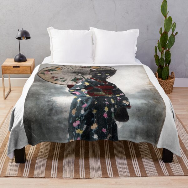 Item preview, geisha cat designed and sold by Valerie Franchi.