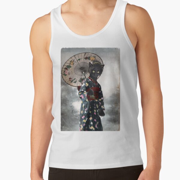 geisha cat Tank Top