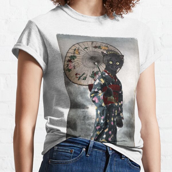 geisha cat Classic T-Shirt
