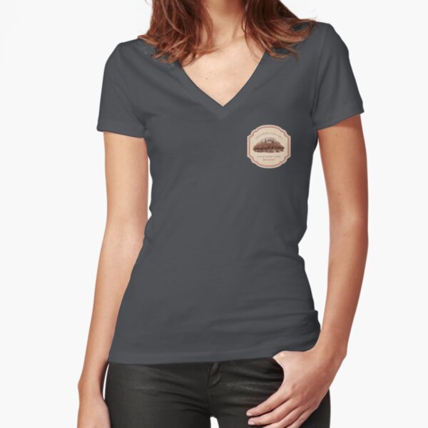 Salishan Cellars Fitted V-Neck T-Shirt