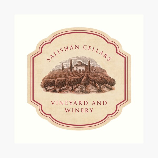 Salishan Cellars Art Print