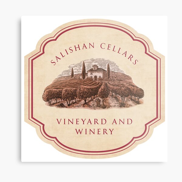 Salishan Cellars Metal Print