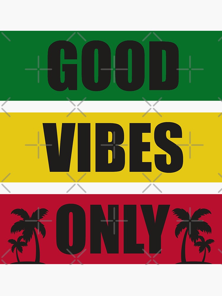 Good Vibes Only Rasta Reggae Roots SVG PNG Files – creativeusarts