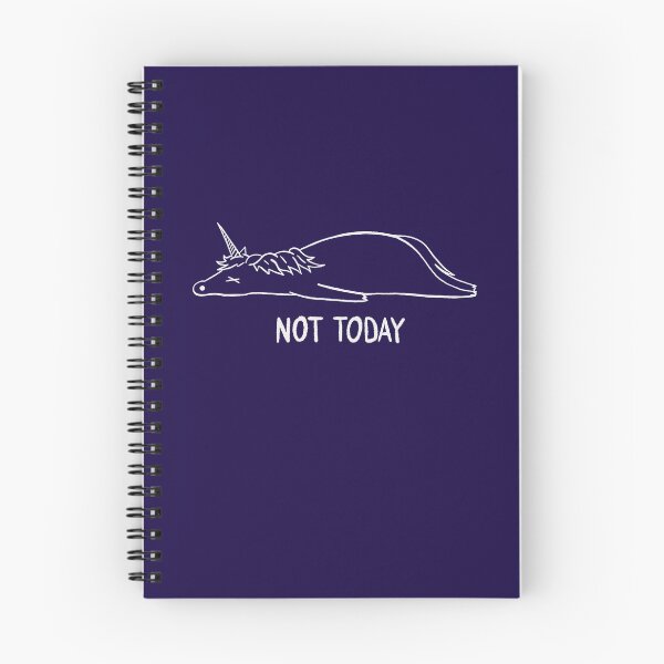 Item preview, Not Today - Lazy Unicorn designed and sold by RAWWR.