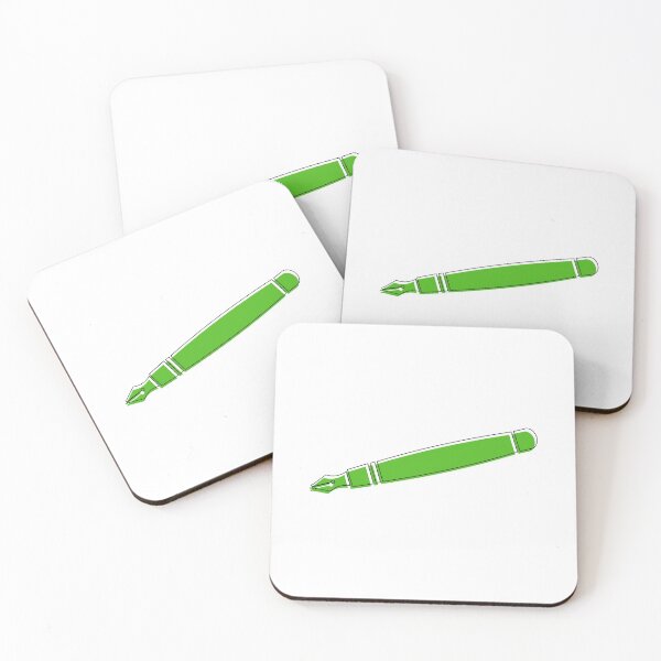 Item preview, Fountain Pen Offset Colour - Green designed and sold by MOREDANKMEMES.