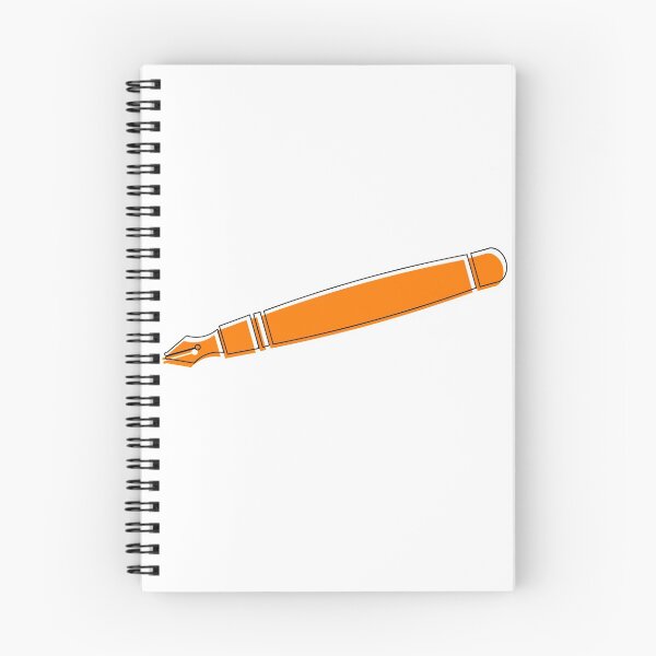 Item preview, Fountain Pen Offset Colour - Orange designed and sold by MOREDANKMEMES.