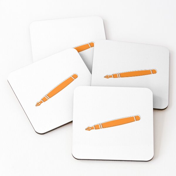 Item preview, Fountain Pen Offset Colour - Orange designed and sold by MOREDANKMEMES.