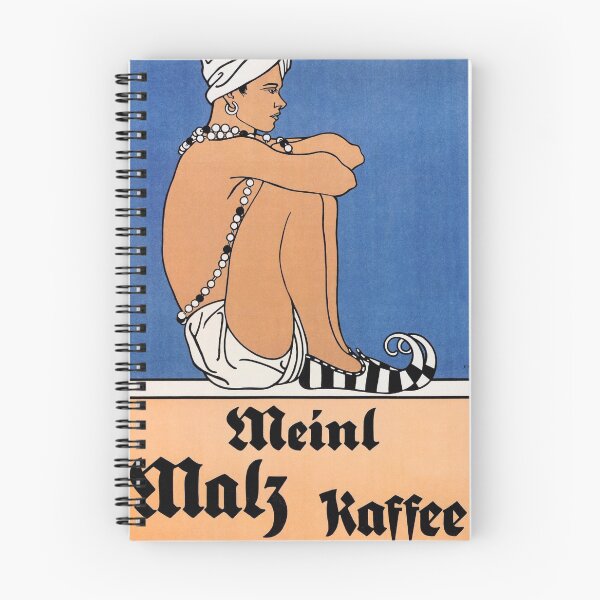 Item preview, Austria Advertising MEINL MALZ KAFFEE by Eduard Stella 1910 Coffee Art Deco designed and sold by retroposters.