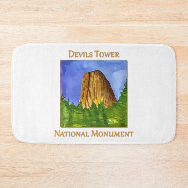 Item preview, Devils Tower National Monument - WelshDesigns designed and sold by welshdesigns.