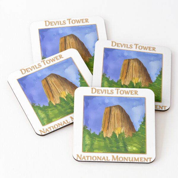 Item preview, Devils Tower National Monument - WelshDesigns designed and sold by welshdesigns.