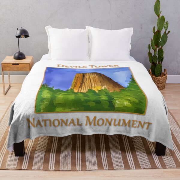 Item preview, Devils Tower National Monument - WelshDesigns designed and sold by welshdesigns.