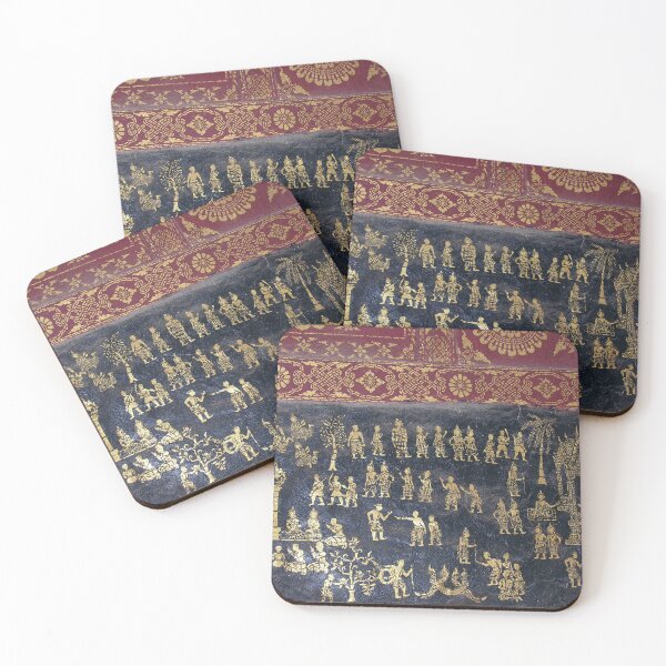 Item preview, Wall Painting, Buddhist Temple, Luang Prabang, Laos  designed and sold by worldways.