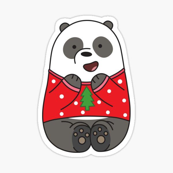 red panda christmas sweater