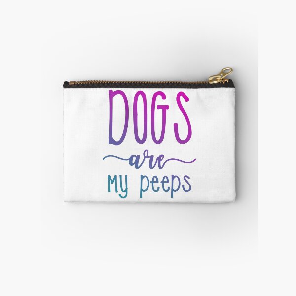 Item preview, Dogs are my peeps in purple and blue - I love dogs - dogs better than people - dogs are better - i love my dog - dog mom - #dog lover designed and sold by smooshfaceutd.
