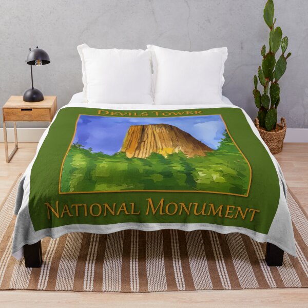 Item preview, Devils Tower National Monument - WelshDesigns designed and sold by welshdesigns.