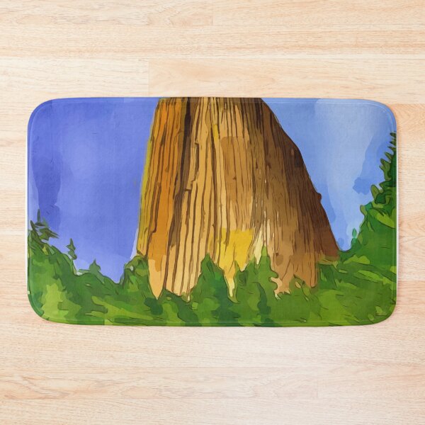 Item preview, Devils Tower National Monument in Wyoming - WelshDesigns designed and sold by welshdesigns.