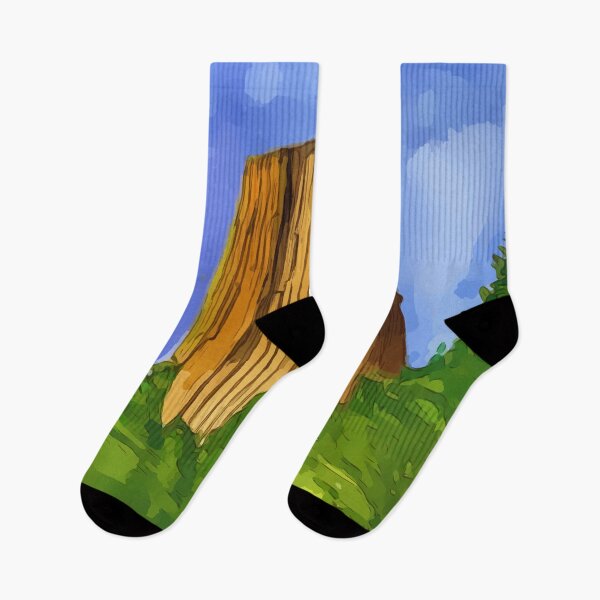 Item preview, Devils Tower National Monument in Wyoming - WelshDesigns designed and sold by welshdesigns.