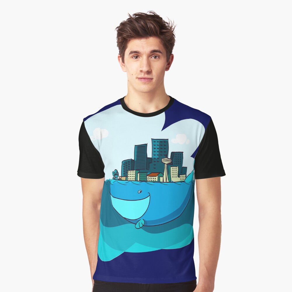 Whale City Graphic T-Shirt