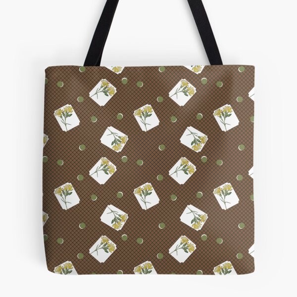 Item preview, Carnation Check Feedsack Print - Black Tea Colors designed and sold by LochNestFarm.