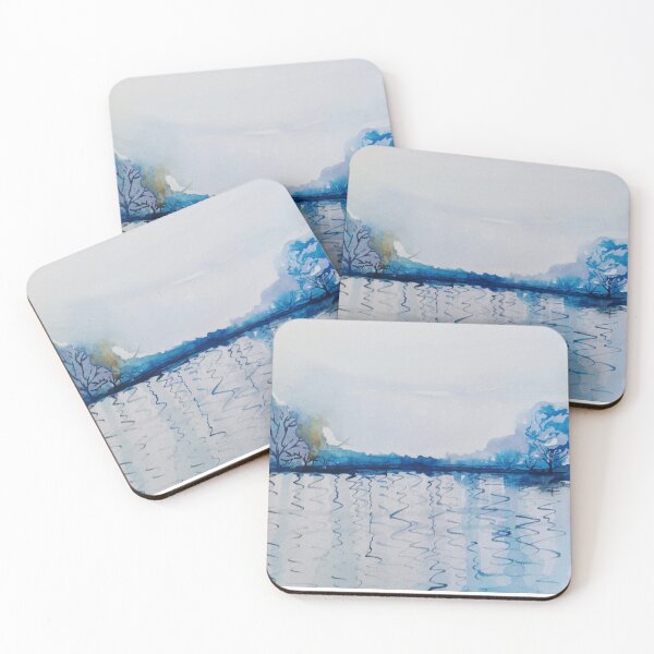 Item preview, blue landscape designed and sold by Ayala Aroyo.