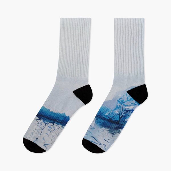 Item preview, blue landscape designed and sold by Ayala Aroyo.