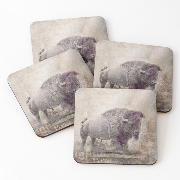 Item preview, Bull Bison, cabin art designed and sold by montanaartist.