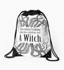Sea Witch Drawstring Bag