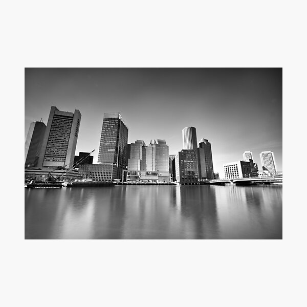 Boston-on-Sea BW Photographic Print