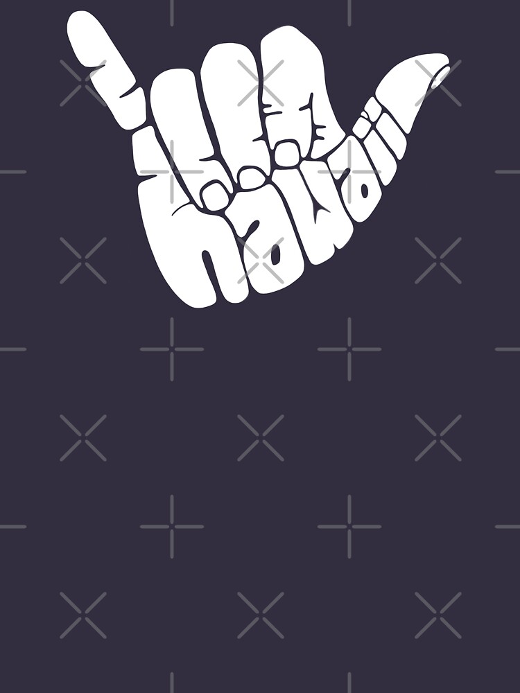 Hawaii Shaka Sign Sweatshirt Black Version LT9 main image 1