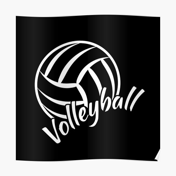 Volleyball Volleyball Player Volleyball Player Watercolor Cool Funny Gift Saying Poster By Tshirtconcepts Redbubble