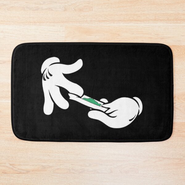 Item preview, Hand of a well-known mouse rolling a green cigarette designed and sold by Gatsbird Design.