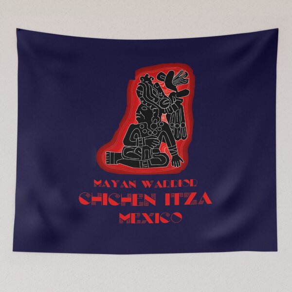 Item preview, Mayan Warrior Chichen Itza Mexico designed and sold by joseech.