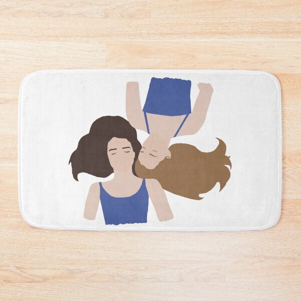 Item preview, 2 girls laying down with hair designed and sold by Ella's  Doodles And Designs.
