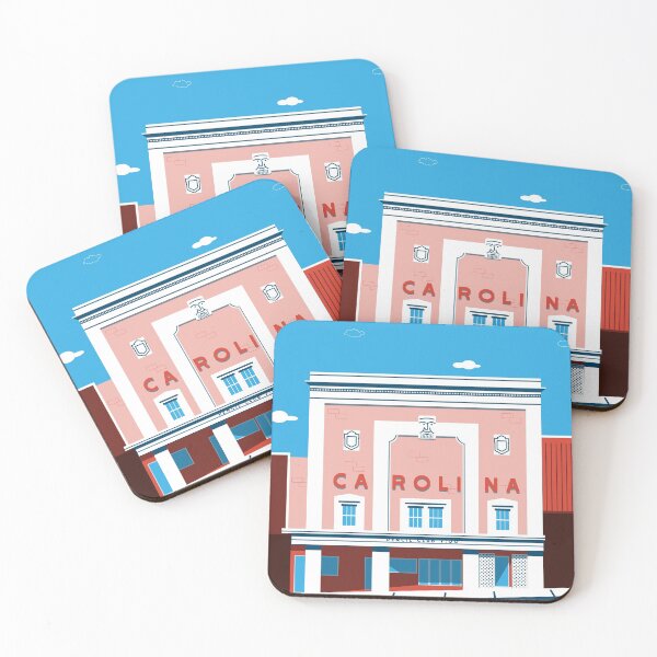 Item preview, Carolina Theater Illustration designed and sold by Pencilclub.