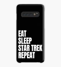 Eat Sleep Star Trek Repeat Case/Skin for Samsung Galaxy
