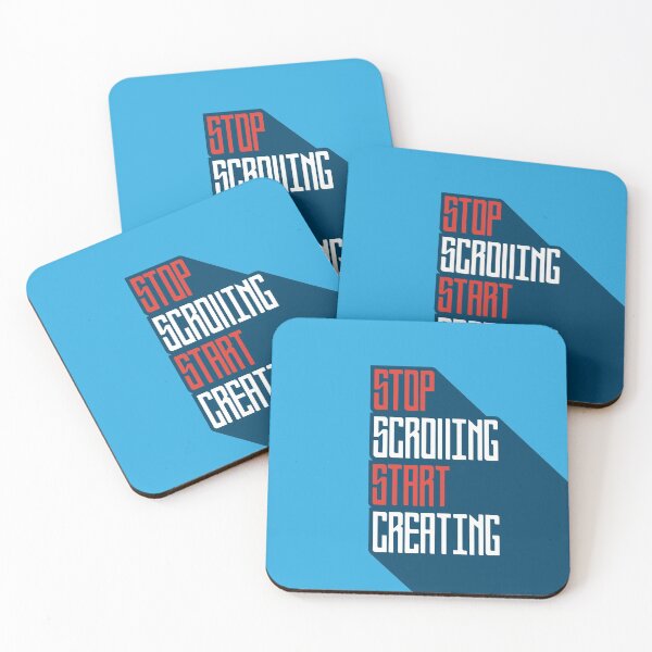 Item preview, Stop Scrolling Start Creating designed and sold by Pencilclub.