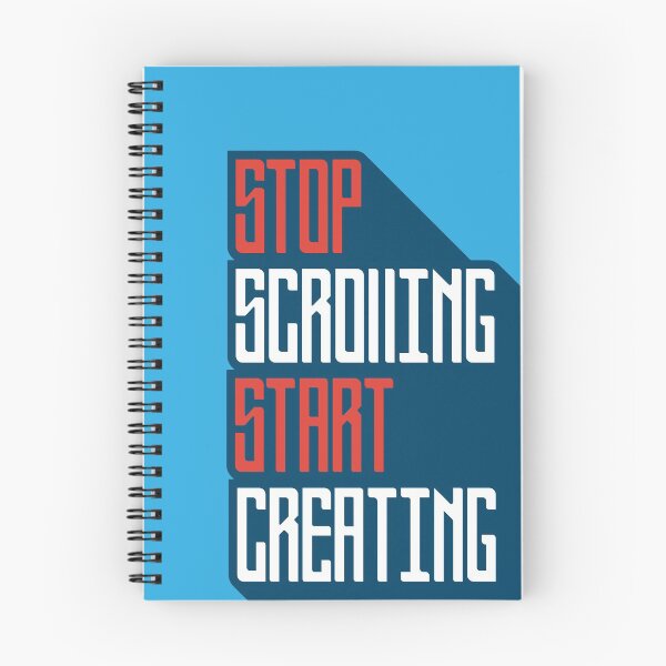 Item preview, Stop Scrolling Start Creating designed and sold by Pencilclub.