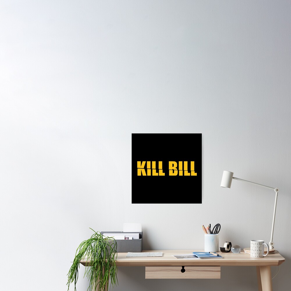 Kill Bill Logo Poster By Robin Redbubble - kill bill logo roblox