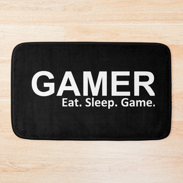 Item preview, Eat Sleep Game Repeat Gamer designed and sold by twistypaddie.